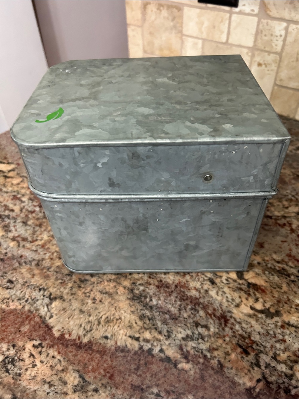 Galvanized Metal Storage Seed SaverTin - Gray - Picture 3 of 9